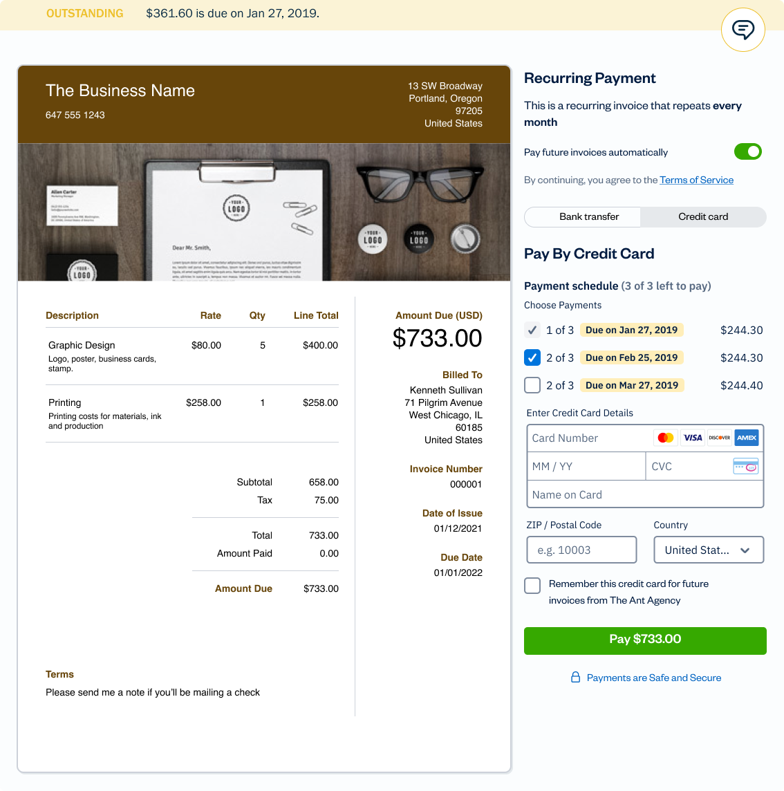 Client Experience Before Redesign