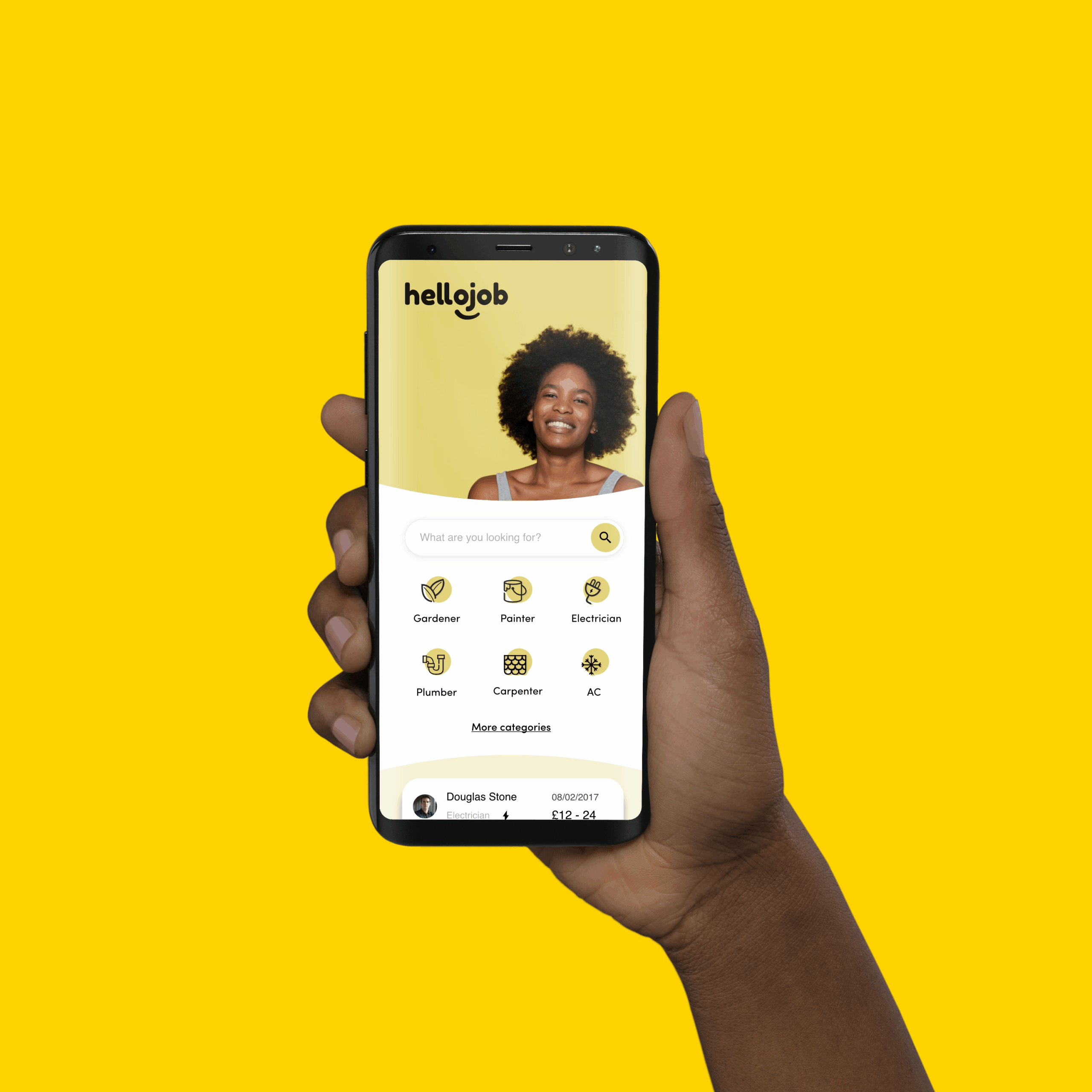 HelloJob Project Footer